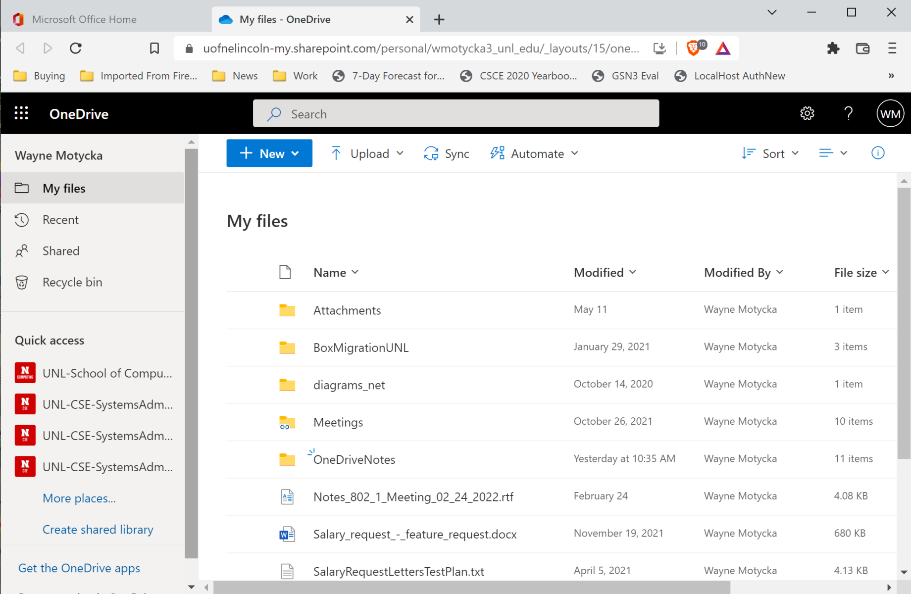 office365 onedrive view