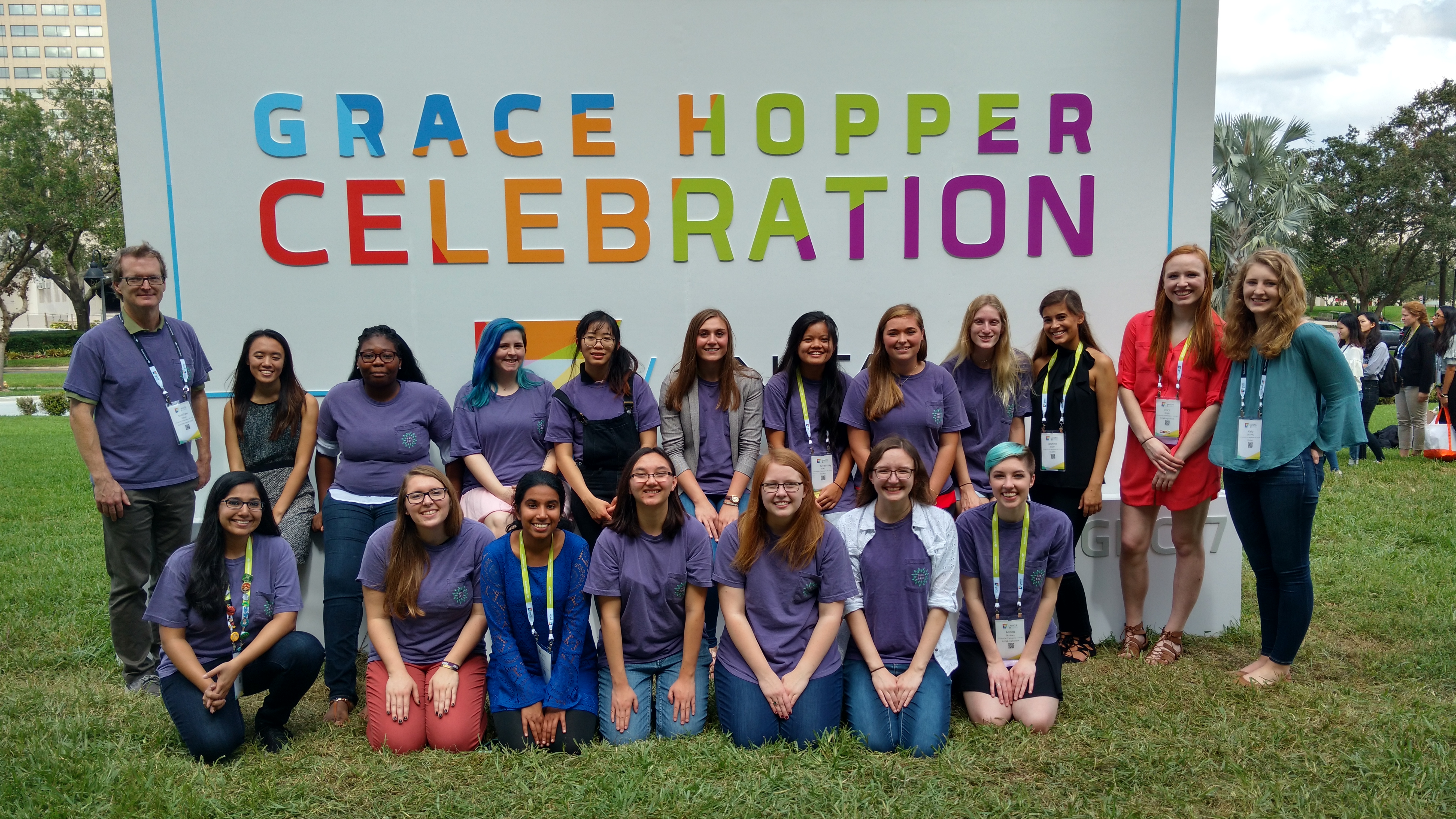 CSE students at the 2017 Grace Hopper Celebration of Women in Computing.