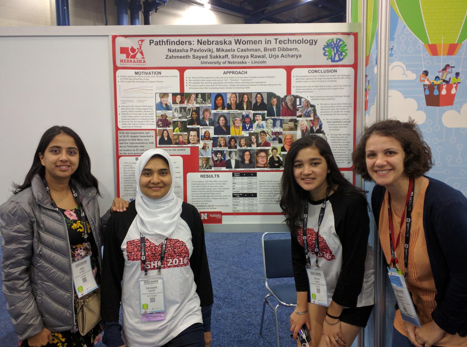Students at the 2016 Grace Hopper Conference.
