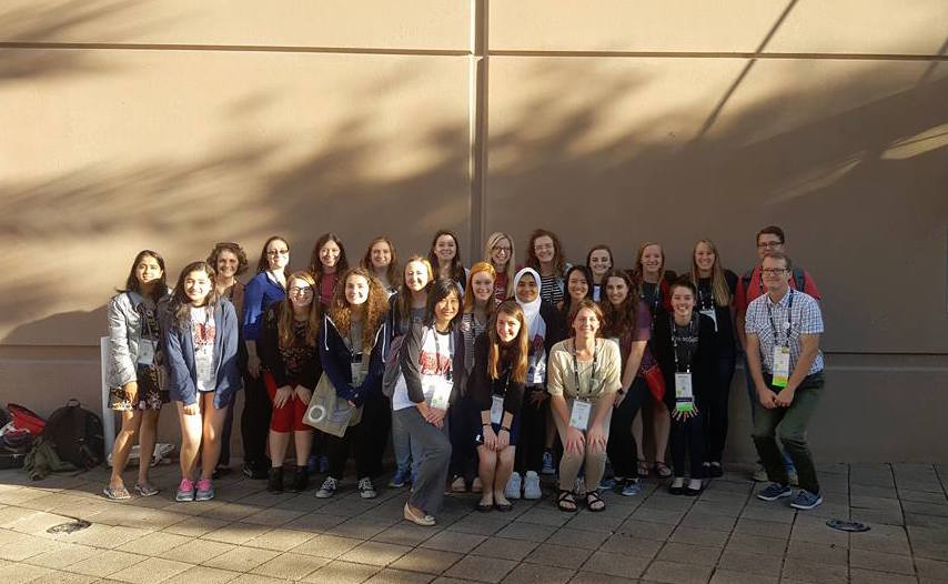 CSE students and faculty at this year's Grace Hopper Celebration of Women in Computing.