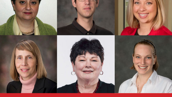 Berthe Choueiry, Brady Garvin, Anna Pressler, Suzette Person, Ann Koopmann, and Stephanie Valentine