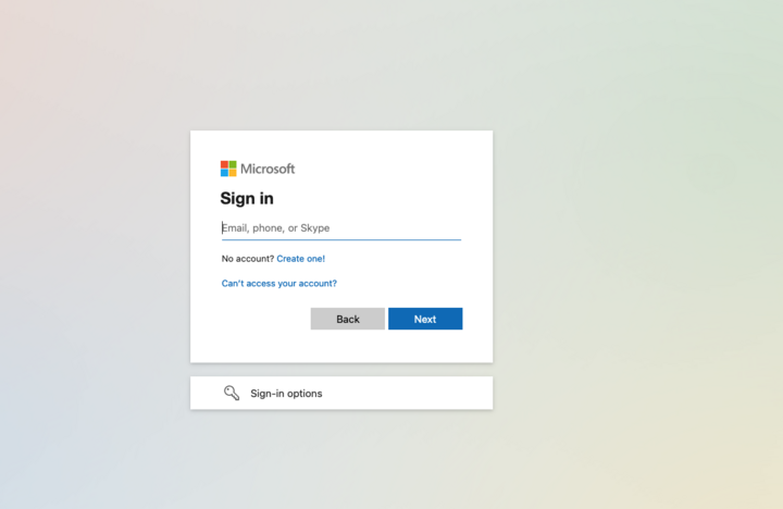 sign in